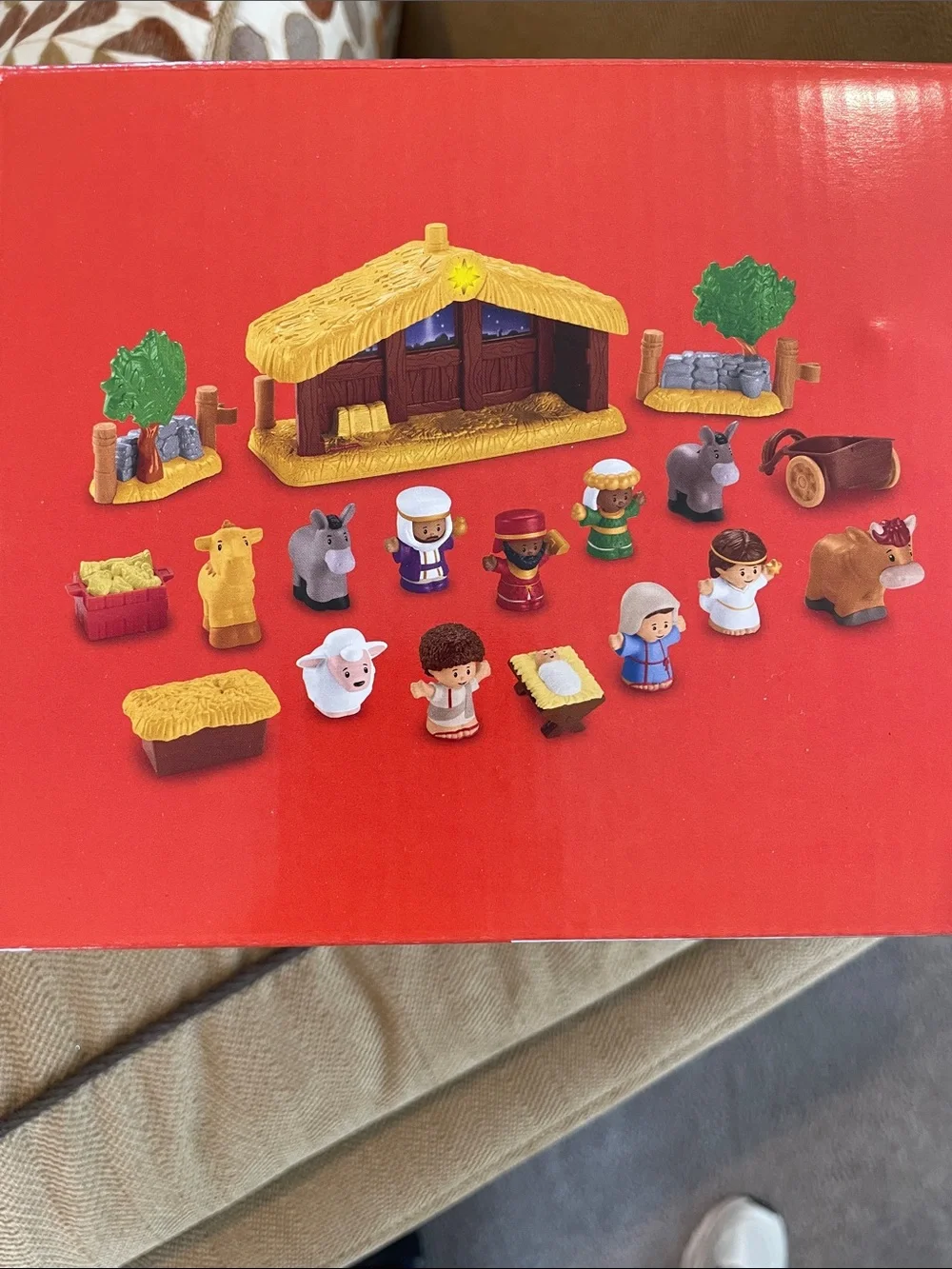 Fisher-Price Little People Nativity Set - Red, Blue, Yellow, White